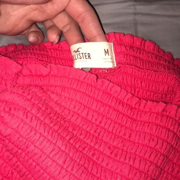 Hollister strapless magenta layered top - Picture 3 of 3